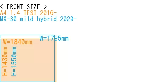 #A4 1.4 TFSI 2016- + MX-30 mild hybrid 2020-